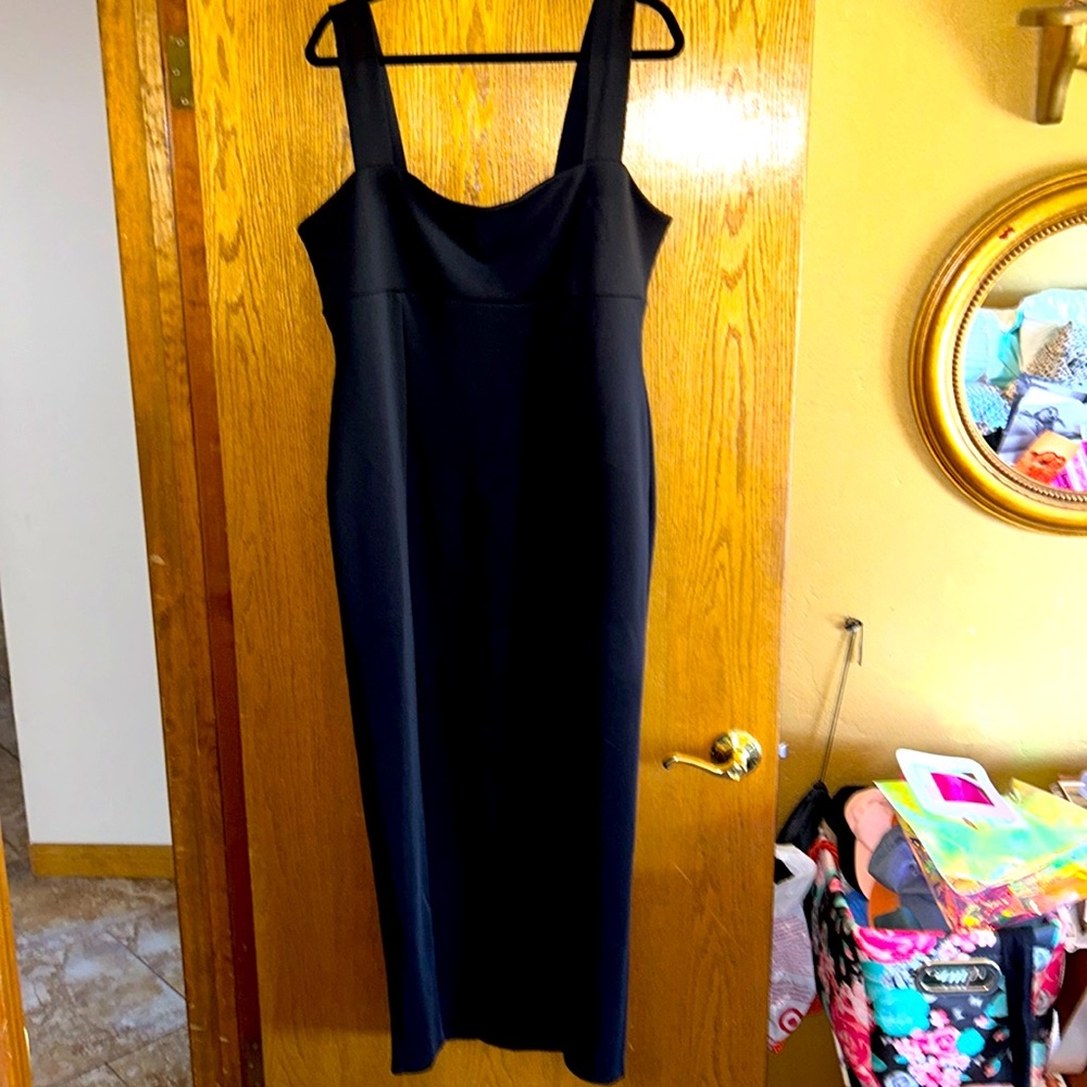 ASOS GORGEOUS BLACK DRESS WITH SIDE SPLIT! NWT